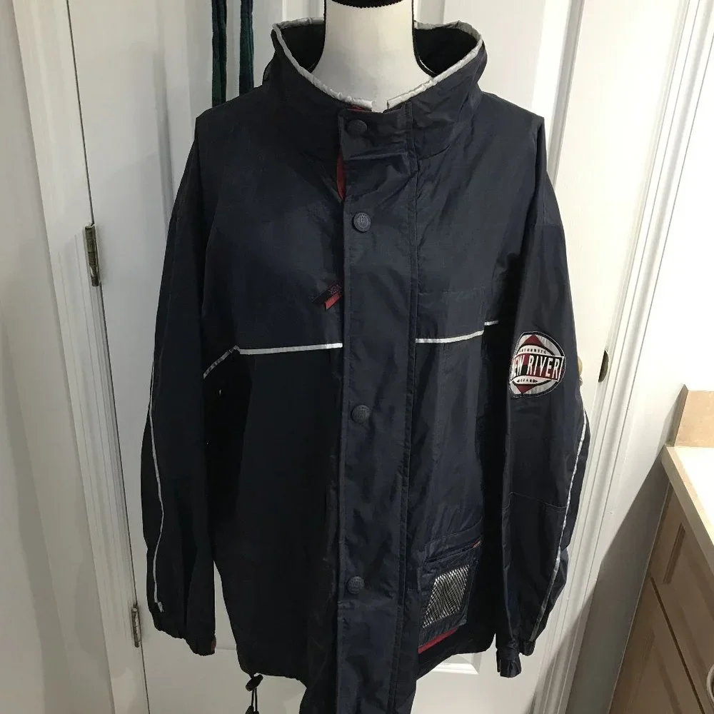 New River Nylon Hooded All Weather Jacket XL Flawless
